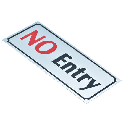Gift To Love | Aluminum Sticker No Entry | Size : 3.5 X 8 | Code : JAS301