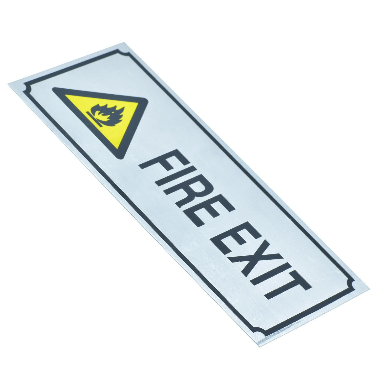 Gift To Love | Aluminum Sticker Fire Exit | Size : 3.5 X 8 | Code : JAS303