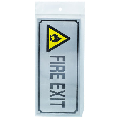 Gift To Love | Aluminum Sticker Fire Exit | Size : 3.5 X 8 | Code : JAS303