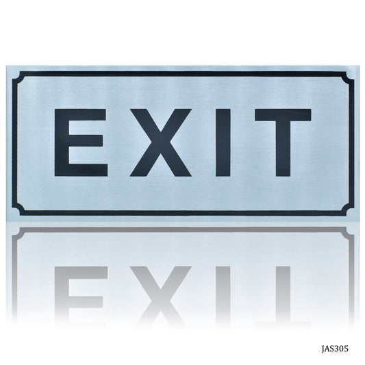 Gift To Love | Aluminum Sticker Exit | Size : 3.5 X 8 | Code : JAS305
