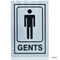 Gift To Love | Aluminum Sticker Gents | Size : 4 X 6 Inch | Code : JAS401