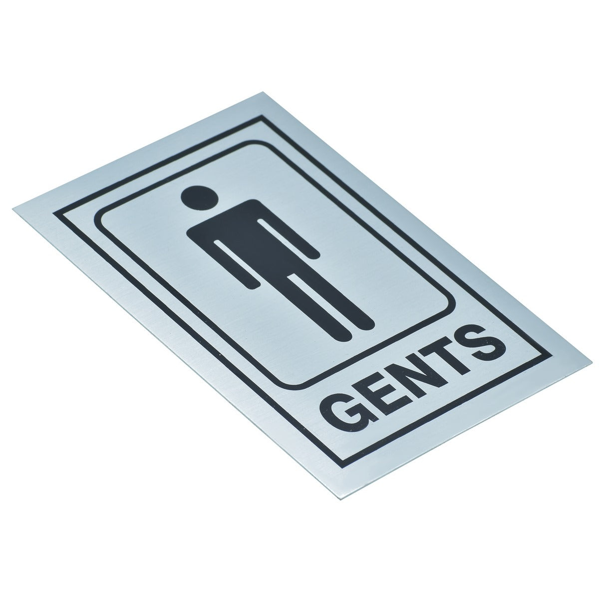 Gift To Love | Aluminum Sticker Gents | Size : 4 X 6 Inch | Code : JAS401