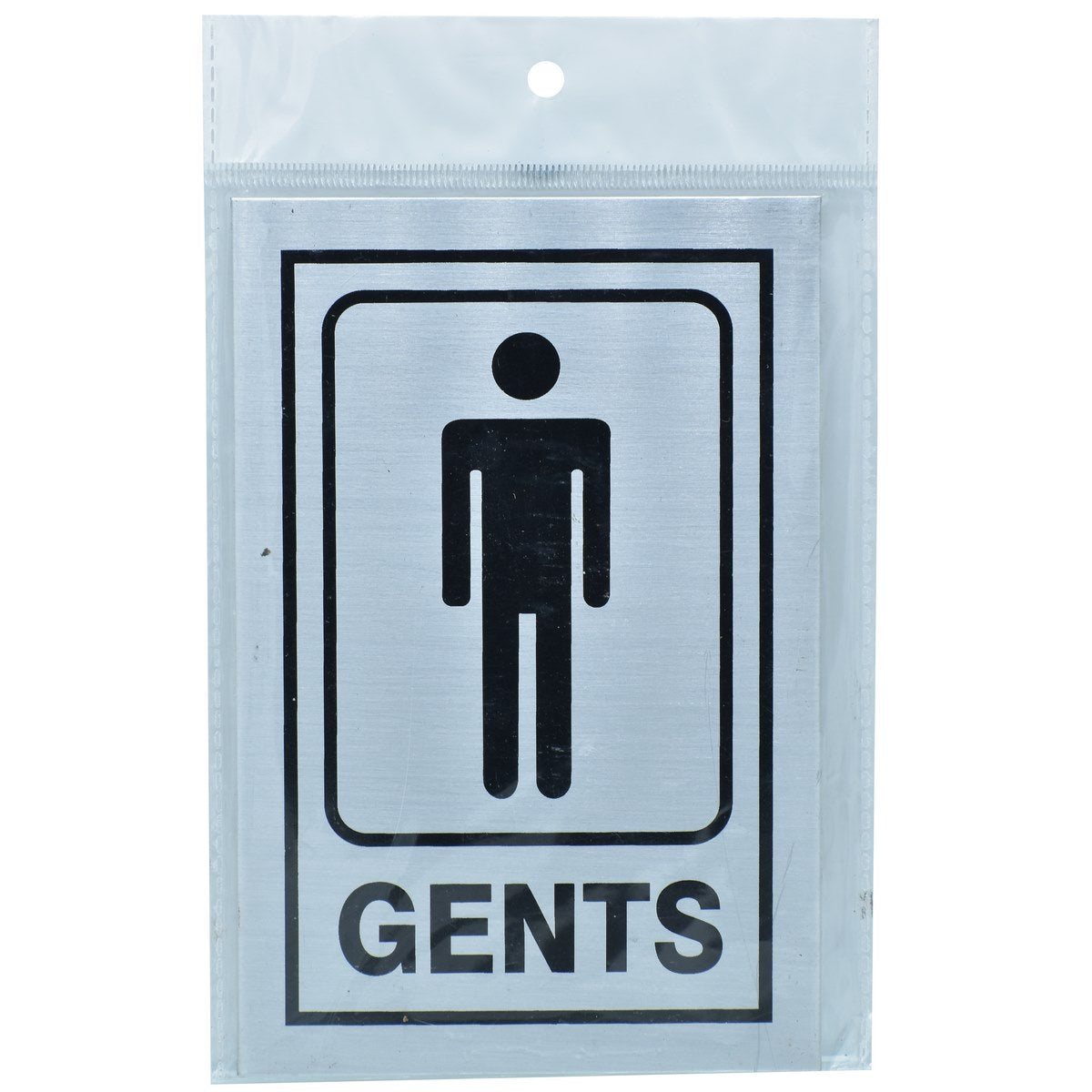 Gift To Love | Aluminum Sticker Gents | Size : 4 X 6 Inch | Code : JAS401