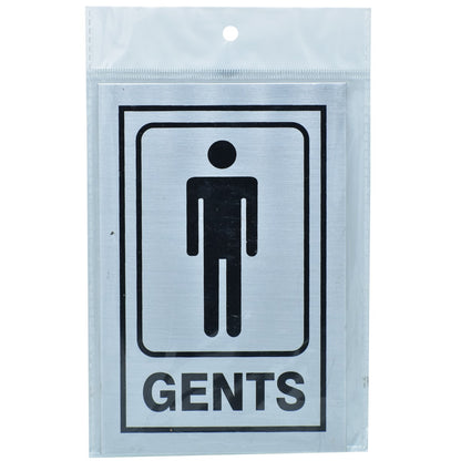 Gift To Love | Aluminum Sticker Gents | Size : 4 X 6 Inch | Code : JAS401