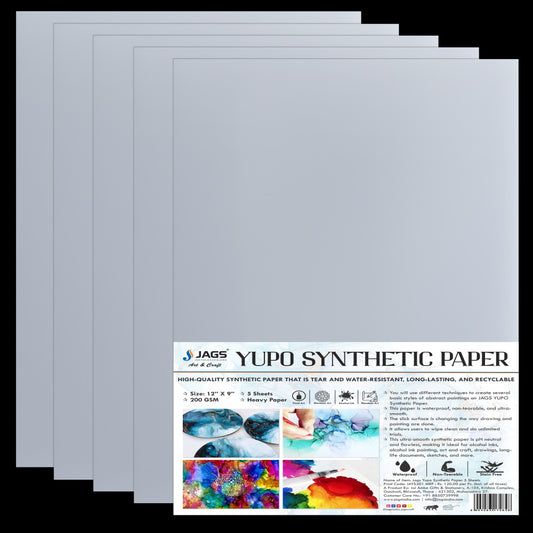 Gift To Love | Yupo Synthetic Paper | Size : 9 X 12 Inch | Pcs : 5 Sheets | Code : JAYS201