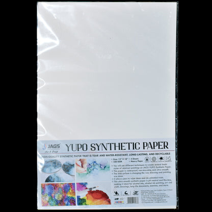 Gift To Love | Yupo Synthetic Paper | Size : 12 X 18 Inch | Pcs : 5 Sheets | Code : JAYS322