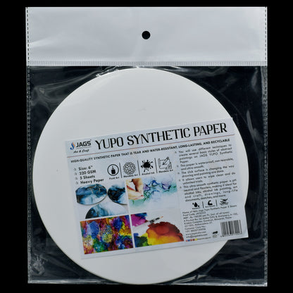 Gift To Love | Yupo Synthetic Paper | Size : 6 X 6 Inch | Pcs : 5 Sheets | Code : JAYS323