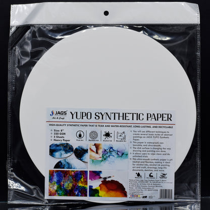 Gift To Love | Yupo Synthetic Paper | Size : 8 X 8 Inch | Pcs : 5 Sheets | Code : JAYS324