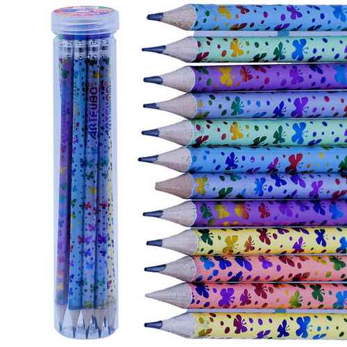 Gift To Love | HB Pencils With Easer Set Of 12Pcs | Code : JB-163-B