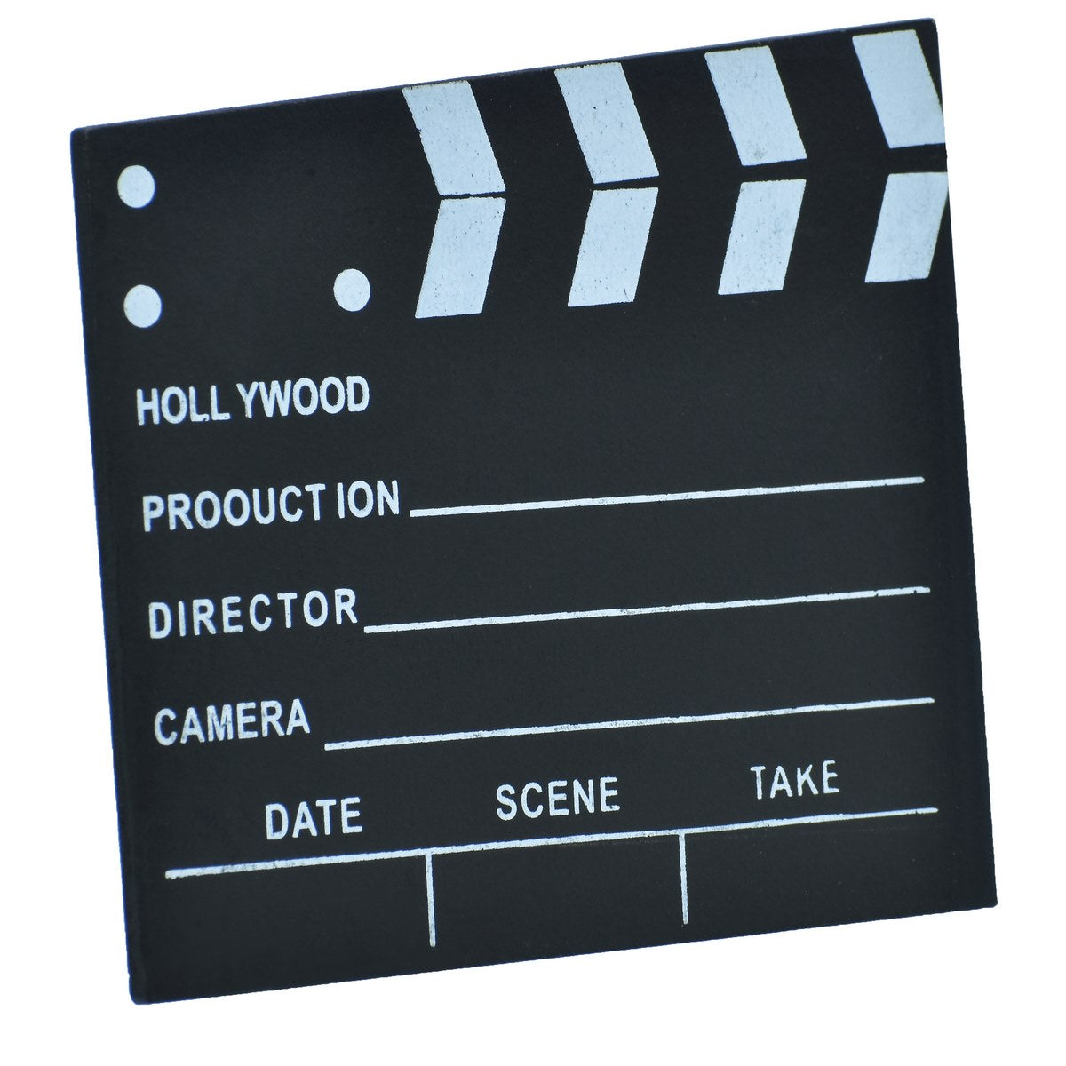 Gift To Love | Wooden Clapper Board | Color : Black | Code : JB-834G