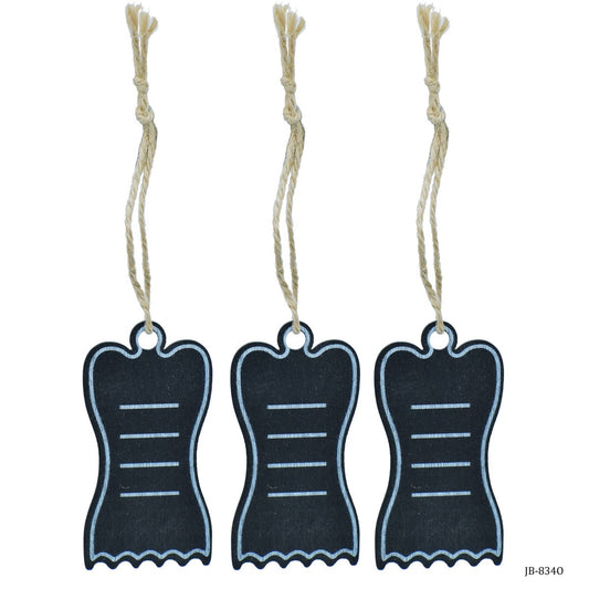 Gift To Love | Wooden Message Tag | Pcs : 3 Pcs Set | Code : JB-834O