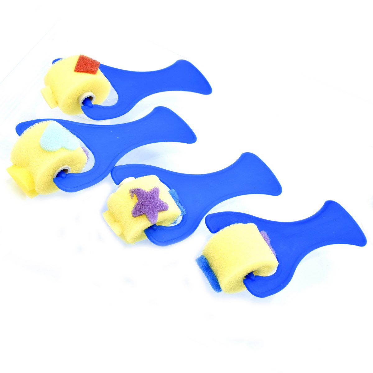 Gift To Love | Sponge Brush Set Shapes | Pcs : 4 Pcs | Code : JB-PWB004