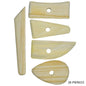 Gift To Love | Craft Art Tools Wooden | Pcs : Set Of 5 Pcs | Code : JB-PWB025