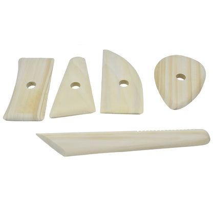 Gift To Love | Craft Art Tools Wooden | Pcs : Set Of 5 Pcs | Code : JB-PWB025