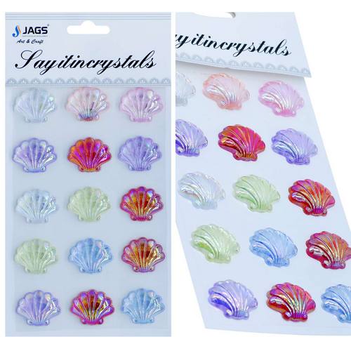 Gift To Love | Sticker Crystal Shells Multi Colour | Code : JB58-N