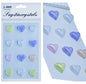 Gift To Love | Sticker Crystal Heart Multi Colour | Code : JB58-O