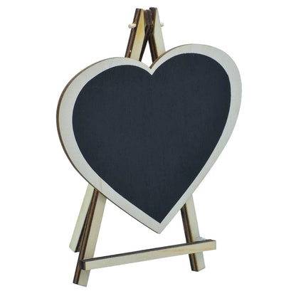 Gift To Love | Mini Black Board With Easel Heart | Color : Black | Size : Medium | Code : JB817-M3