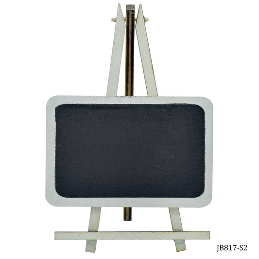 Gift To Love | Mini Black Board With Easel Rectangle | Color : Black | Size : Small | Code : JB817-S2