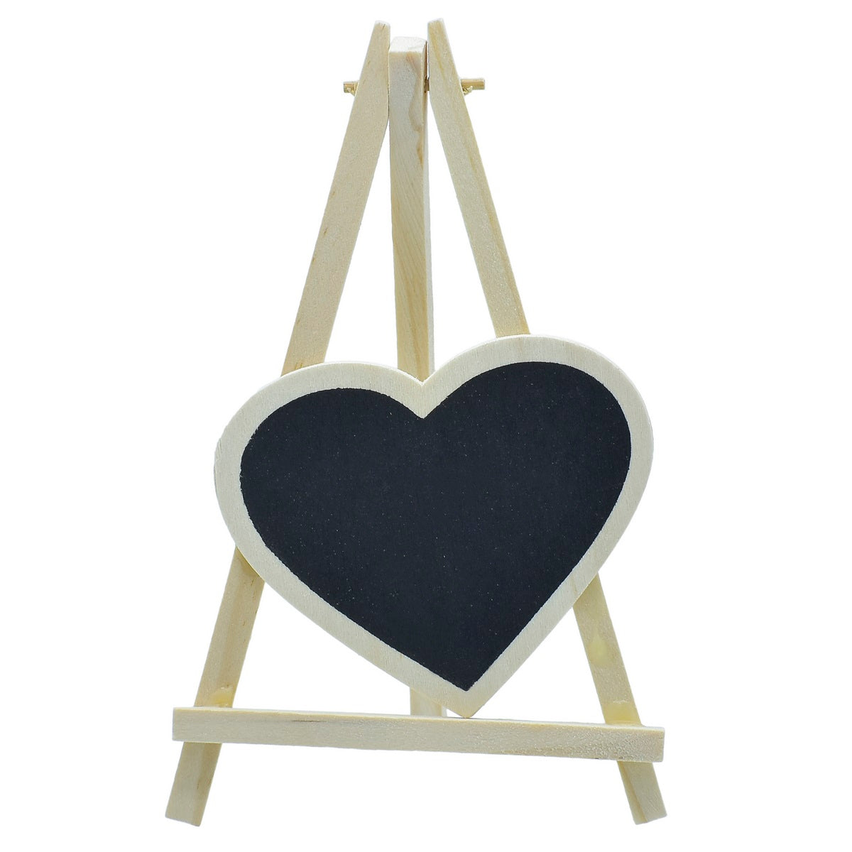 Gift To Love | Mini Black Board With Easel Heart | Color : Black | Size : Small | Code : JB817-S3