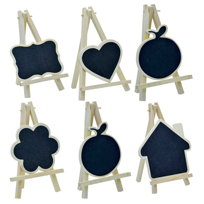 Gift To Love | Mini Black Board With Easel Heart | Color : Black | Size : Small | Code : JB817-S3