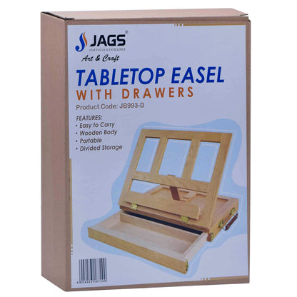 Gift To Love | Artists Tabletop Easel With Drawers | Code : JB993-D