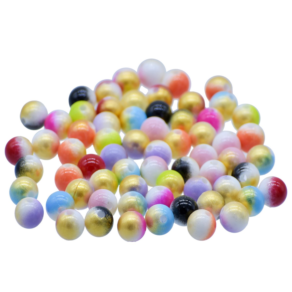 Gift To Love | Beads Matte Rainbow | Color : Multicolour | Size : 8 Mm | Pcs : 20 Gsm | Code : JBMC8MM