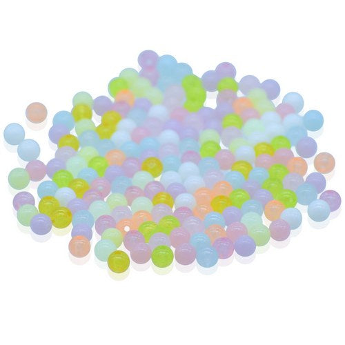 Gift To Love | Jags Beads Pastal Colours Multicolor 20Gsm 6MM | Code : JBP6MM