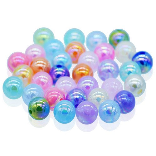 Gift To Love | Jags Beads Plain Colourfull Multicolor 20Gsm 10MM | Code : JBPC10MM