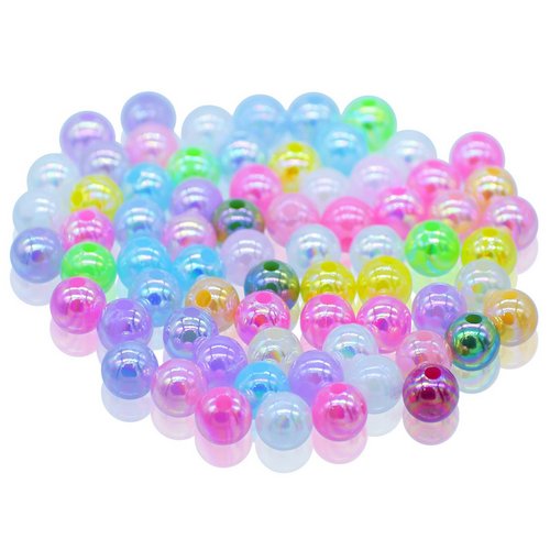 Gift To Love | Jags Beads Plain Colourfull Multicolor 20Gsm 8MM | Code : JBPC8MM