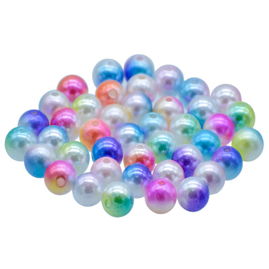 Gift To Love | Beads Pastel Rainbow | Color : Multicolour | Size : 10 Mm | Pcs : 20 Gsm | Code : JBRT10MM