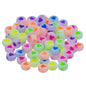 Gift To Love | Craft Beads Neon Heart | Size : 4 X 7 Mm | Pcs : 10 Gm | Code : JCB214