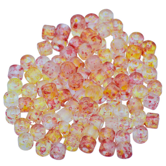 Gift To Love | Craft Beads Warm Colour | Size : 5 X 6 Mm | Code : JCB223