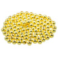Gift To Love | Craft Beads Round | Color : Golden | Size : 8 Mm | Pcs : 25 Gsm | Code : JCBGD8MM