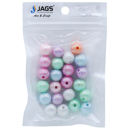 Gift To Love | Craft Beads Pastel | Size : 12 Mm | Pcs : 20 Gsm | Code : JCBP04