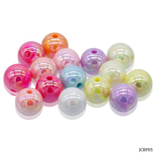 Gift To Love | Craft Beads Pastel | Size : 14 Mm | Pcs : 20 Gsm | Code : JCBP05