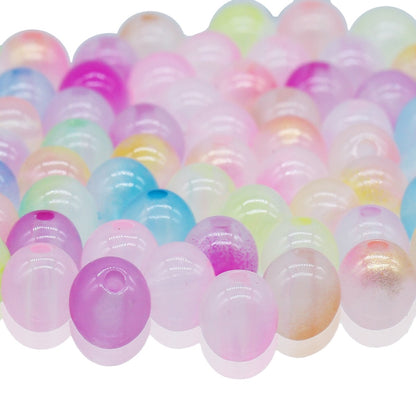 Gift To Love | Craft Beads Transparent | Color : Pastel Colours | Size : 8 Mm | Pcs : 20 Gsm | Code : JCBP07