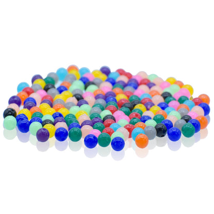 Gift To Love | Craft Beads Round | Color : Multi Colours | Size : 6 Mm | Pcs : 20 Gsm | Code : JCBR04