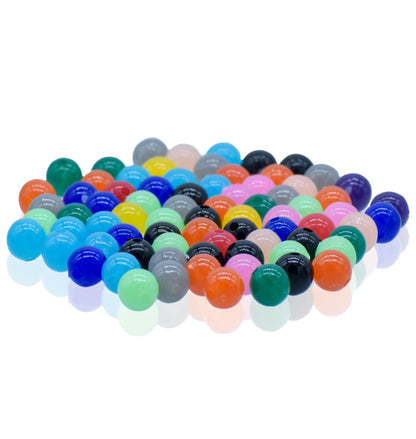 Gift To Love | Craft Beads Round | Color : Multi Colours | Size : 8 Mm | Pcs : 20 Gsm | Code : JCBR05