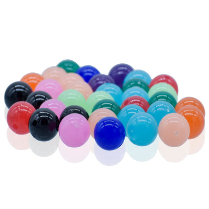 Gift To Love | Craft Beads Round | Color : Multi Colours | Size : 10 Mm | Pcs : 20 Gsm | Code : JCBR06
