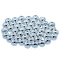 Gift To Love | Craft Beads Round | Color : Silver | Size : 10 Mm | Pcs : 25 Gsm | Code : JCBSR10MM