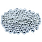 Gift To Love | Craft Beads Round | Color : Silver | Size : 8 Mm | Pcs : 25 Gsm | Code : JCBSR8MM