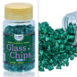 Gift To Love | Jags Colour Coating Glass Chips 100Gram Green Glitter | Code : JCCG05