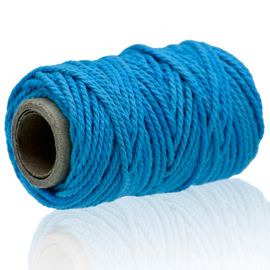 Gift To Love | Cotton Colour Thread 9 Play | Color : Sky Blue | Size : 30 Gram | Code : JCCT17