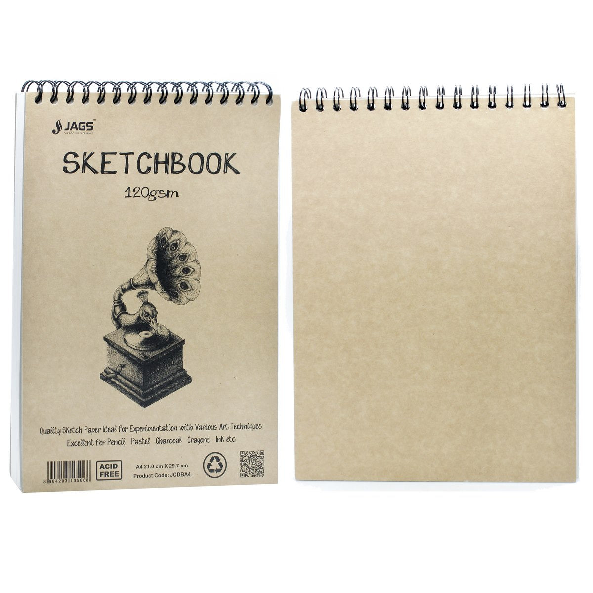 Gift To Love | Sketch Book Cartridge Paper | Size : A4 | Code : JCDBA4