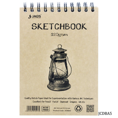 Gift To Love | Sketch Book Cartridge Paper | Size : A5 | Code : JCDBA5