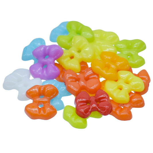 Gift To Love | Decorative Button Bow Tie | Size : 24 L | Pcs : 20 Pcs | Code : JCDBP01