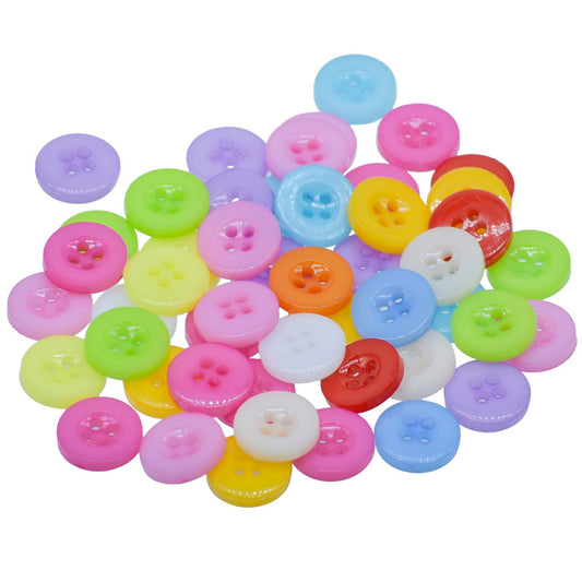 Gift To Love | Craft Decorative Button Round | Size : 20L | Pcs : 50 Pcs | Code : JCDBP08