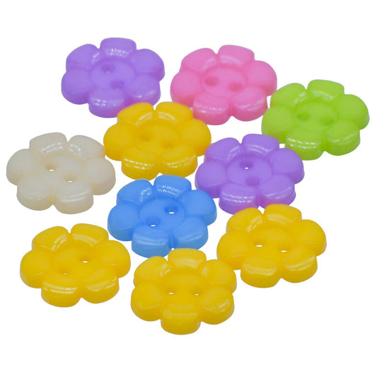 Gift To Love | Decorative Button Flower | Size : 34 L | Pcs : 10 Pcs | Code : JCDBP09