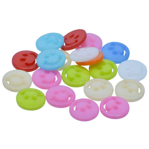 Gift To Love | Craft Decorative Button Smiley | Size : 24L | Pcs : 20 Pcs | Code : JCDBP15