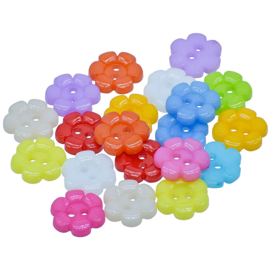 Gift To Love | Decorative Button Flower | Size : 24 L | Pcs : 20 Pcs | Code : JCDBP21